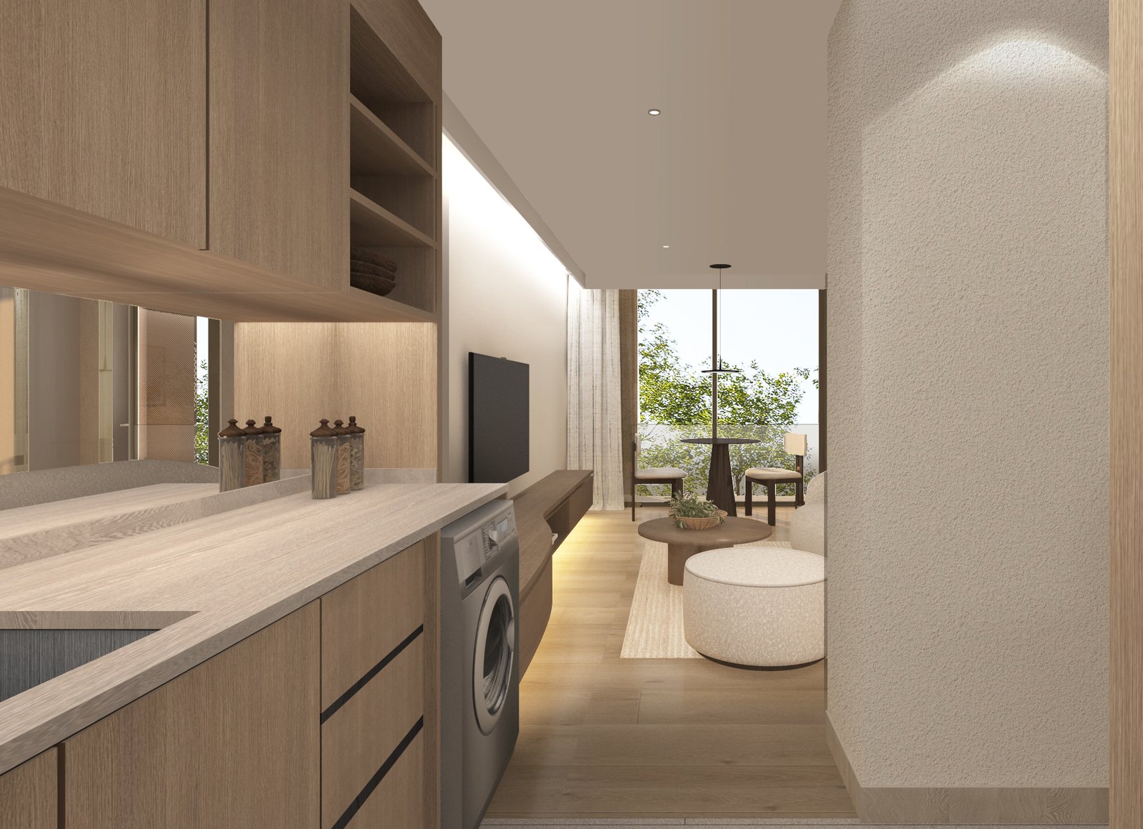 1Bed+ pantry