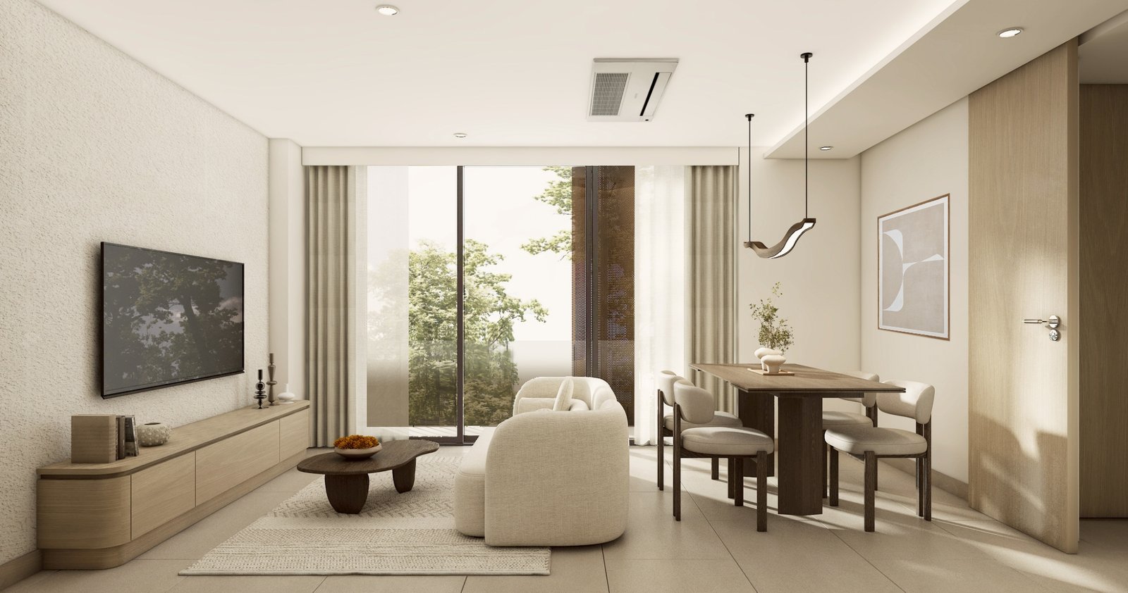 2Bed - Living Room