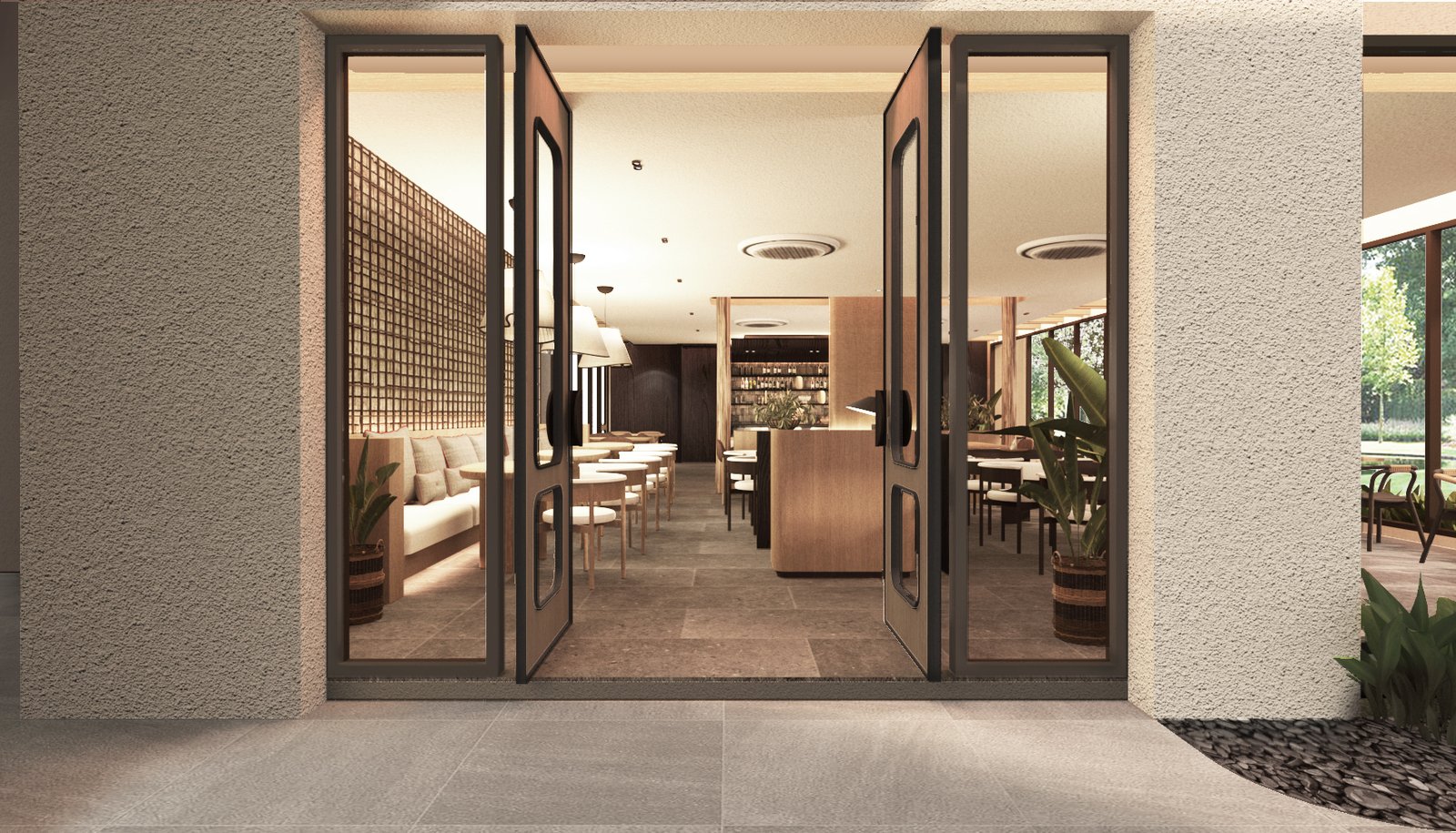The Zero Nai Yang Restaurant Entrance
